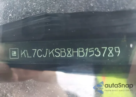 2017 Chevrolet Trax Ls from USA, damaged, VIN KL7CJKSB8HB153789